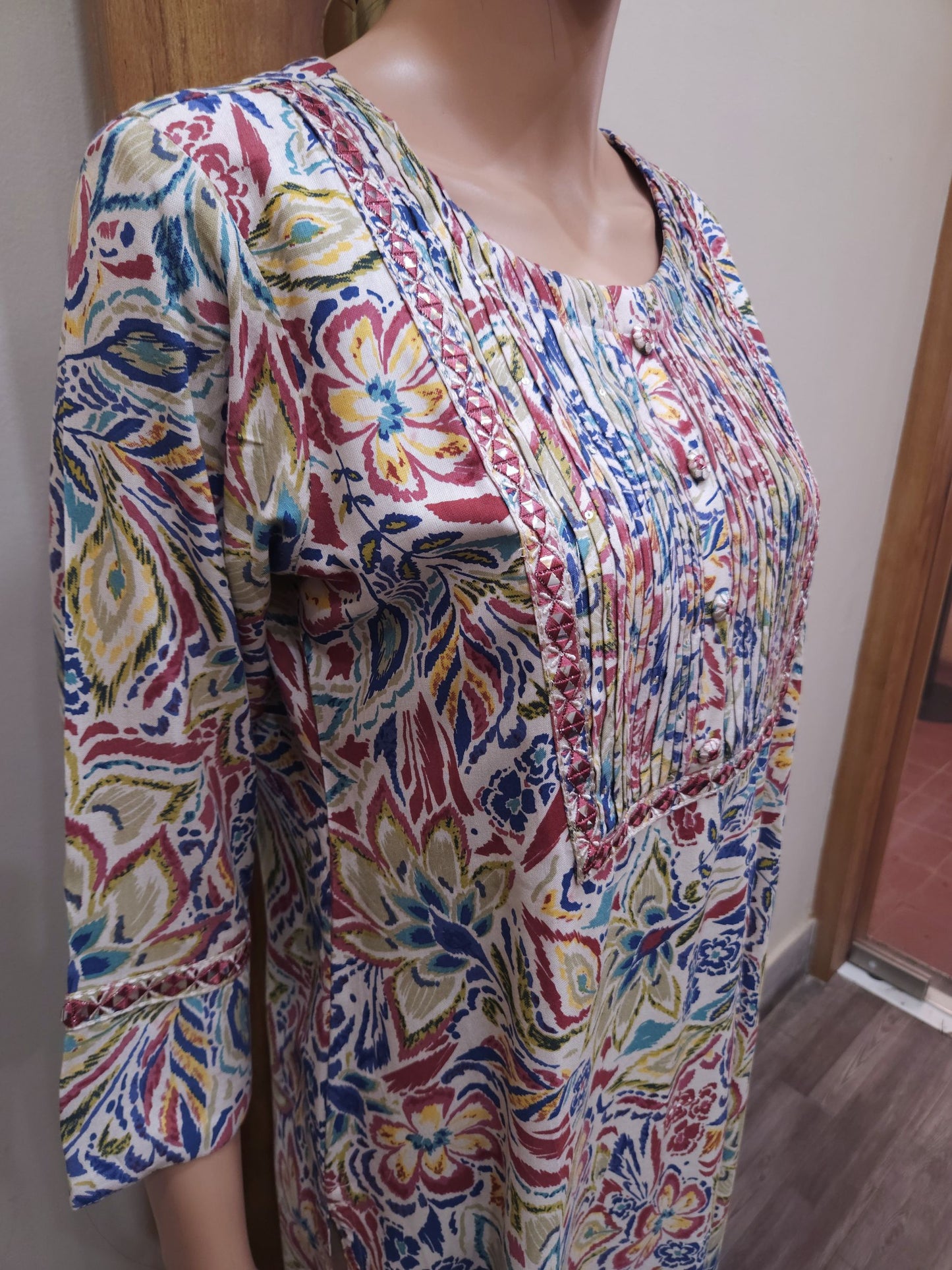 Multicolor Cotton Kurti